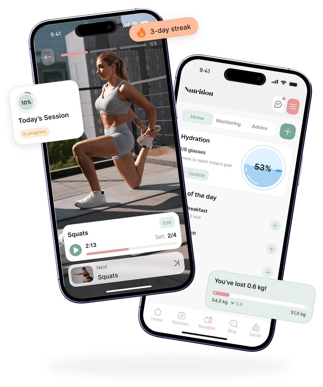 Bouge, bois, prends soin de toi